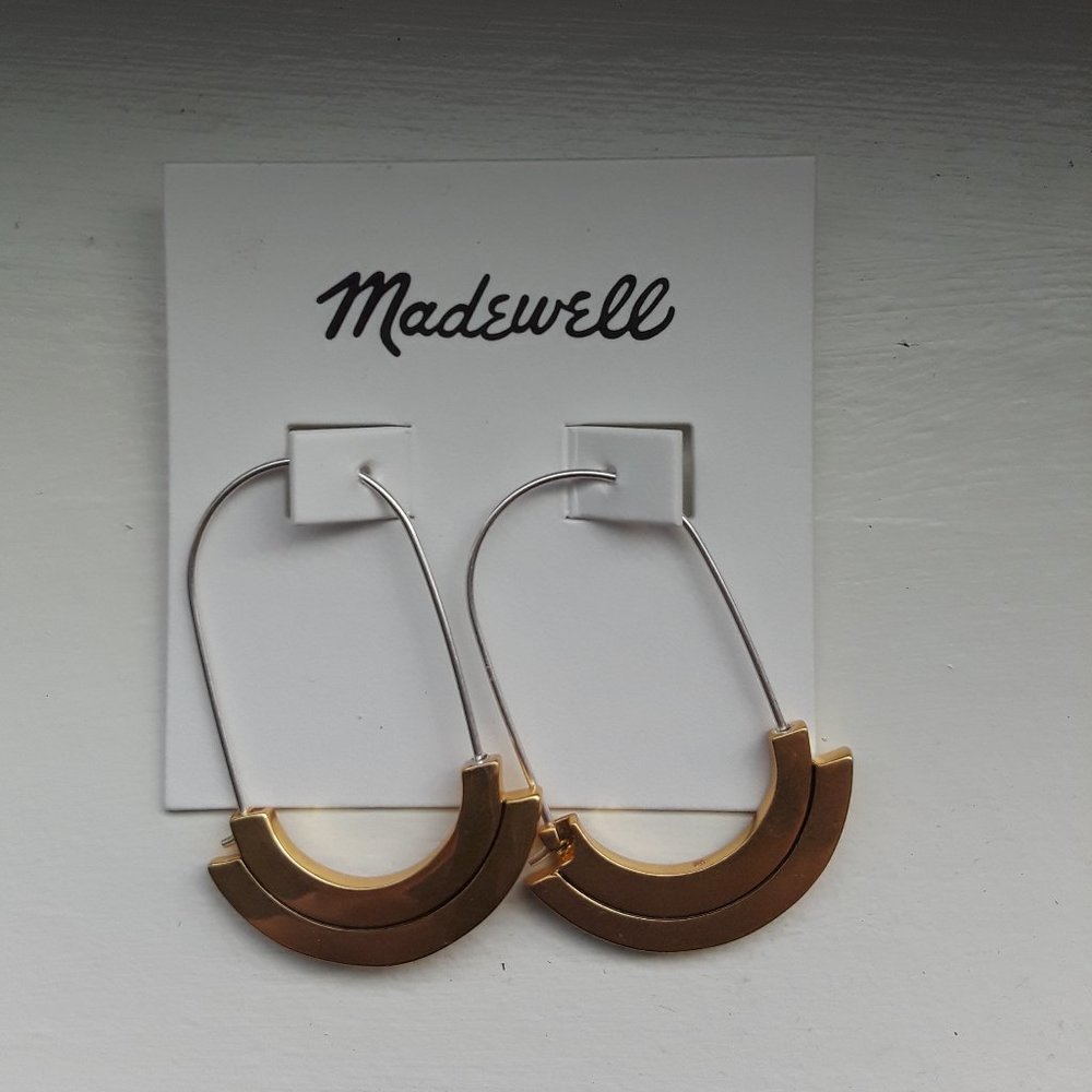 Madewell gold earrings